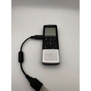 Olympus VN-8100PC Digital Voice Recorder Black Silver Handheld USB Cable